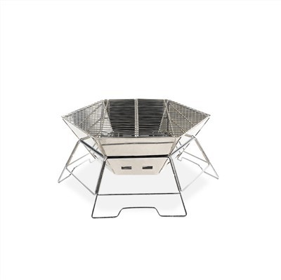 Ruostumattomasta teräksestä taitettava BBQ